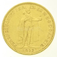 1893KB 20K Au 'Ferenc József' Körmöcbánya (6,76g/0.900) T:2  Hungary 1893KB 20 Korona Au 'Franz Joseph' Kremnitz (6,76g/ - Unclassified