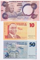 Nigéria 2005. 5N + 2006. 10N + 2007. 50N T:I
Nigeria 2005. 5 Naira + 2006. 10 Naira + 2007. 50 Naira C:UNC - Non Classificati