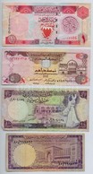 4db Klf Külföldi Bankjegy Arab Országokból, Közte Bahrein, Egyesült Arab Emírségek, Szaúd-Arábia, Szíria T:III
4pcs Of D - Unclassified