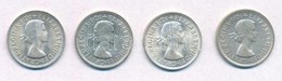 Ausztrália 1961-1964. 3p Ag (4xklf) T:2
Australia 1961-1964. 3 Pence Ag (4xdiff) C:xF - Non Classificati