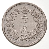 Japán 1910. 20s Ag 'Meidzsi' T:2
Japan 1910. 20 Sen Ag 'Meiji' C:XF
Krause Y#30 - Unclassified