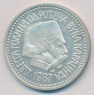 Jugoszlávia 1987. 5000D Ag 'Karad?i? Születésének 200. évfordulója' T:1 (eredetileg PP)
Yugoslavia 1987. 5000 Dinara Ag  - Unclassified