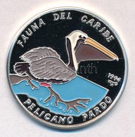Kuba 1994. 10P Ag 'Barna Pelikán' Hátoldal Multicolor Festett T:PP Fo.
Cuba 1994. 10 Pesos Ag 'Brown Pelican' Reverse Mu - Unclassified
