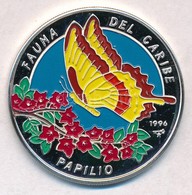 Kuba 1996. 10P Ag 'Citruspillangó' Hátoldal Multicolor Festett T:PP Fo.
Cuba 1996. 10 Pesos Ag 'Papilio Butterfly' Rever - Unclassified