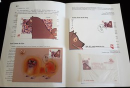 MACAU / MACAO (CHINA) - Lunar Year Of The Dog - 2006 - Stamp MNH + Block MNH (warning!) + FDC + 1 Maximum Card + Leaflet - Lots & Serien
