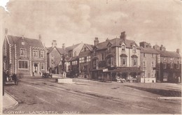 Postcard Conway Lancaster Square [ DAMAGED ] My Ref  B12123 - Caernarvonshire