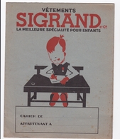 PROTEGE CAHIER VETEMENTS SIGRAND - Book Covers