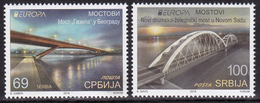 Serbia 2018 Europa CEPT Bridges Architecture Bruecken Ponts Set MNH - 2018