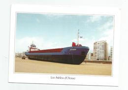 Le Cargo Artemis échoué Sur La Grande Plage Des Sables D'olonne 85 Vendée Carte évenement Du Lundi 10/03/2008 - Cargos