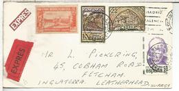 PUERTO DE LA CRUZ TENERIFE CC URGENTE EXPRES SELLOS NAVIDAD CALDERON BARCA - Eilbriefmarken