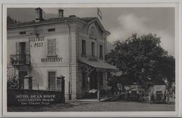 Castasegna, Bergell - Hotel Gasthof Restaurant De La Poste - Oldtimer - Photo: P. Clavadetscher - Castasegna