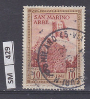 SAN MARINO     1942	Bandiera Comune Di Arbe, 10 Cent. Usato - Usati