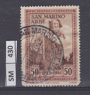 SAN MARINO     1942	Bandiera Comune Di Arbe, 50 Cent. Usato - Usati