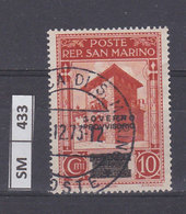 SAN MARINO     1943	Governo Provvisorio 10 Vent Usato - Usati