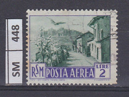 SAN MARINO     1950	Posta Aerea, L. 2 Usato - Usati