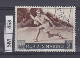 SAN MARINO     1953	Sport L. 2 Usato - Usati