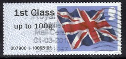 GB 2012 QE2 1st Class Post & Go Union Flag  ( D1330 ) - Post & Go Stamps