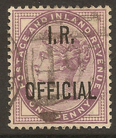 GB 1882 1d QV IR OFFICIAL SG O3 U #ALG24 - Service