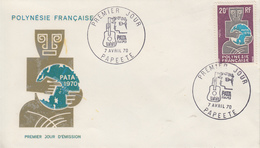 Enveloppe  FDC   1er  Jour   POLYNESIE   PATA    1970 - FDC