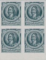 GREAT BRITAIN. Charles I. Light Green MARG.4-BLOCK ESSAY Ungum. - Ensayos, Pruebas & Reimpresiones