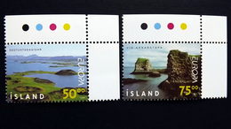 Island 913/4 **/mnh, EUROPA/CEPT 1999, Krater Von Skútustadir, Naturschutzgebiet Arnarstapa - Neufs