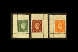 GERMAN WWII PROPAGANDA FORGERIES ½d, 1½d & 2d Geo VI Values, Perf.11 On Wavy-line Watermarked Paper, Michel 3, 5, 6, Min - Other & Unclassified