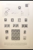 BRITISH AMERICA Pages With Detailed Listings Of Stamps From Sir John Wilson's "The Catalogue Of The Royal Philatelic Col - Unclassified