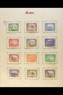 1937-67 FINE MINT COLLECTION ADEN & ADEN STATES Great Looking Lot, Neatly Arranged On Album Pages, Begins With 1937 Coro - Aden (1854-1963)
