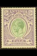 1913 5s Grey Green & Violet, SG 51, Fine Mint For More Images, Please Visit Http://www.sandafayre.com/itemdetails.aspx?s - Sonstige & Ohne Zuordnung