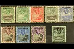 1922 KGV St Helena Opt'd Set, SG 1/9, Fine Mint (9 Stamps) For More Images, Please Visit Http://www.sandafayre.com/itemd - Ascension (Ile De L')