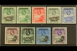 1922 Overprints Complete Set, SG 1/9, Very Fine Mint, Fresh. (9 Stamps) For More Images, Please Visit Http://www.sandafa - Ascension
