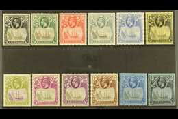 1924-33 "Badge Of St Helena" Complete Set, SG 10/20, Very Fine Mint. (12 Stamps) For More Images, Please Visit Http://ww - Ascension (Ile De L')