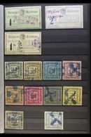 VICTORIA RAILWAY STAMPS 1887-1934 Interesting Mint & Used Collection On Stock Pages, Inc 1887 1d, 2d & 1s (repaired) Use - Otros & Sin Clasificación