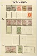 1885-1938 GOOD TO FINE COLLECTION On Album Pages, Mostly All Different, And Which Includes 1885-87 (wmk Crown) ½d Mint P - Autres & Non Classés