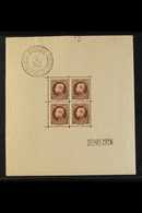1924 Philatelic Exhibition Mini-sheet (COB BL1, Michel 186 Sheetlet, See Note After SG 321), Never Hinged Mint, Minor Wr - Autres & Non Classés