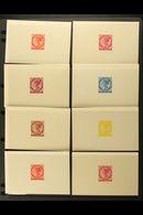 1861 REPRINTED DIE PROOFS. A Spectacular Complete Group Of Reprinted Die Proofs On Thick Card Bearing Impressions Of The - Altri & Non Classificati