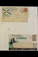 1900 - 1939 Group Of 4 Used Coloured Illustrated Covers For The Nova Scotia Provincial Exhibitions Of 1900, 1933, 1938 A - Autres & Non Classés