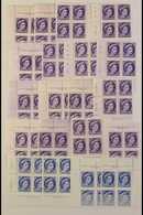 1953-1982 NHM DEFINITIVE BLOCKS OF 4 HOARD. A Large Accumulation Of Never Hinged Mint Blocks Of 4 (a Few Multiples Of 6) - Altri & Non Classificati