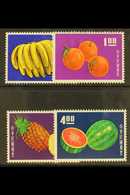 1964 Taiwan Fruits Set Complete, SG 514/7, Very Fine Mint. (4 Stamps) For More Images, Please Visit Http://www.sandafayr - Andere & Zonder Classificatie