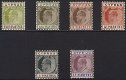 1904-10 4pi To 45pi SG 66/71, Very Fine Mint. (6 Stamps) For More Images, Please Visit Http://www.sandafayre.com/itemdet - Autres & Non Classés