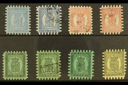 1866-71 FINE USED SELECTION An Attractive, All Different Wove Paper Selection On A Stock Card. Includes 1866 20p X2 (SG  - Other & Unclassified
