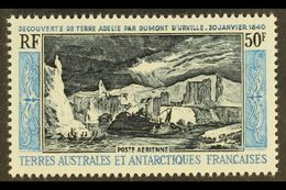TAAF 1965 50f Adelie Land Discovery Airpost, Maury 8, Yv 8, Never Hinged Mint For More Images, Please Visit Http://www.s - Autres & Non Classés