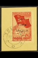 TELSIAI (TELSCHEN) 1941 80k Bright Scarlet & Carmine-red North Pole Flight With "Laisvi Telsiai" Local Overprint Type I, - Otros & Sin Clasificación