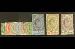 1906-11 Watermark Multi Crown CA (new Colours) Complete Definitive Set, SG 66/74, Fine To Very Fine Mint. (9 Stamps) For - Gibilterra