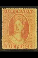 1863 6d Pale Rose, Wmk Small Star, SG 6, Fine Mint With Full If Lightly Toned Gum. Scarce Stamp. For More Images, Please - Granada (...-1974)