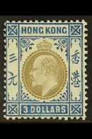 1904-06 $3 Slate & Dull Blue, SG 88, Fine Mint For More Images, Please Visit Http://www.sandafayre.com/itemdetails.aspx? - Altri & Non Classificati