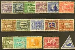 1930 Parliament Millenary Celebration, Complete Set, Mi 125/40, SG 158/73, Very Fine Used (16 Stamps). For More Images,  - Other & Unclassified