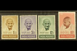 1948 Gandhi Set, SG 305/308, Mint, 10r With Small Black Flecks On Gum Side. (4) For More Images, Please Visit Http://www - Autres & Non Classés