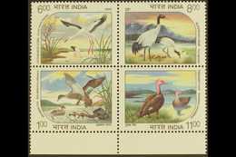 1994 Endangered Water Birds SE-TENANT BLOCK Of 4, SG 1603a, Very Fine Never Hinged Mint, Fresh. (4 Stamps) For More Imag - Autres & Non Classés