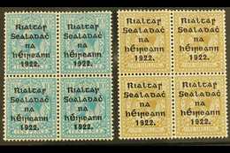 1922 THOM 10d And 1s, SG 42/43, Fine Mint Blocks Of Four. (8) For More Images, Please Visit Http://www.sandafayre.com/it - Other & Unclassified